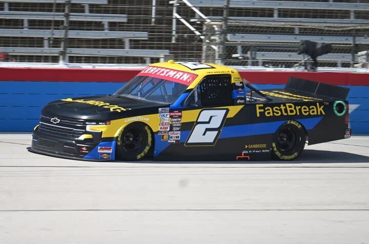 Nick Sanchez during practice for the SpeedyCash.com 250 at Texas Motor Speedway, 4/12/2024 (Photo: Phil Allaway)