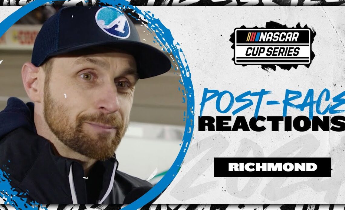 No. 19 crew chief James Small reacts to Hamlin win, final restart at Richmond | NASCAR