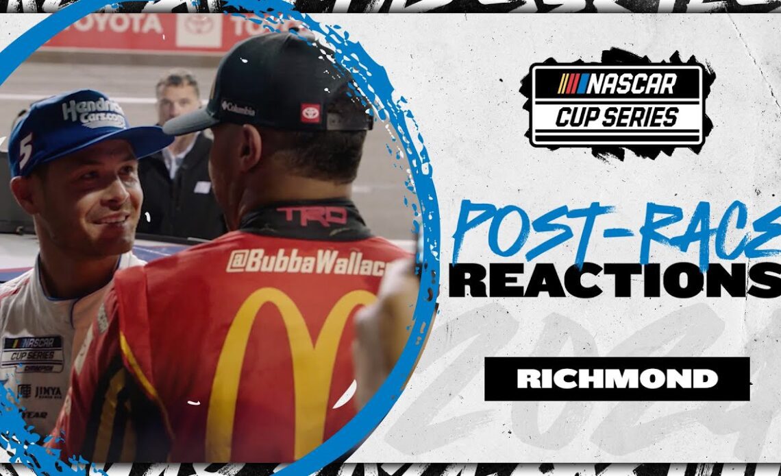 Raw: Bubba Wallace and Kyle Larson hash things out post-Richmond | NASCAR
