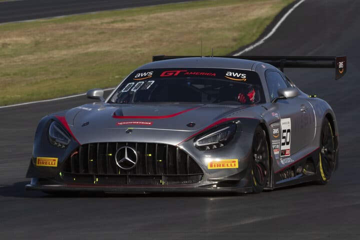 Ross Chouest during GT America powered by AWS practice/qualifying at Sonoma Raceway, 4/6/2024 (Photo: Brian Cleary/SRO Motorsports Group)