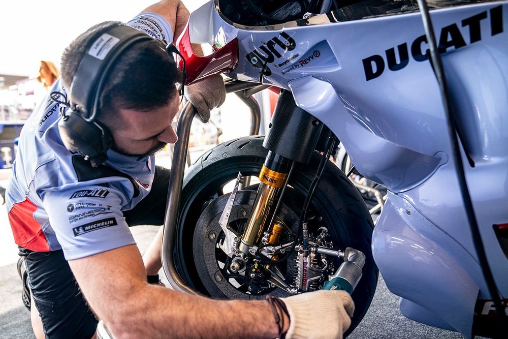 MotoGP disc brake detail