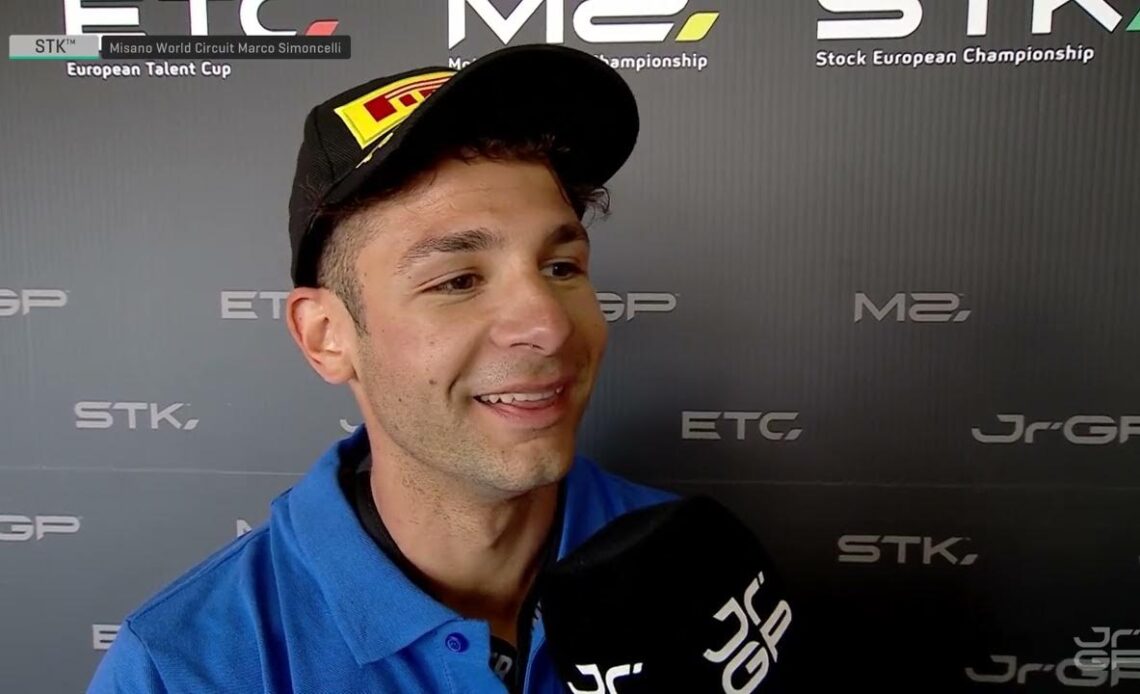 🎤 #Stock Race Winner Interview | Lorenzo Dalla Porta | R1 Misano | 2024 FIM JuniorGP