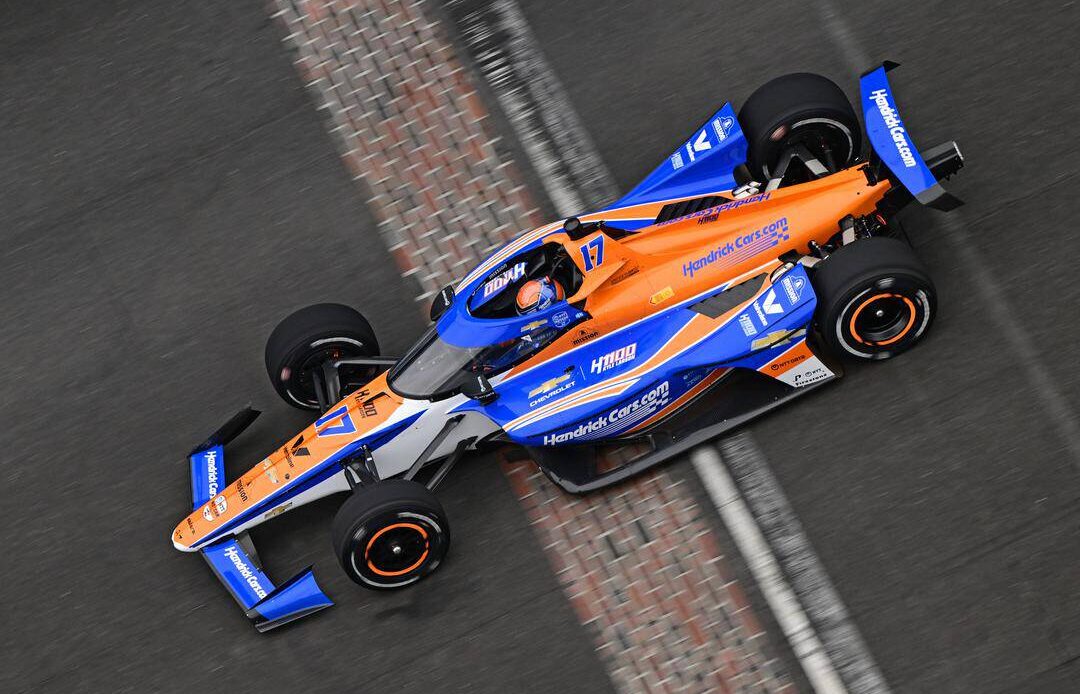 Kyle Larson Indianapolis 500 Open Test By Walt Kuhn Ref Image Without Watermark M99741