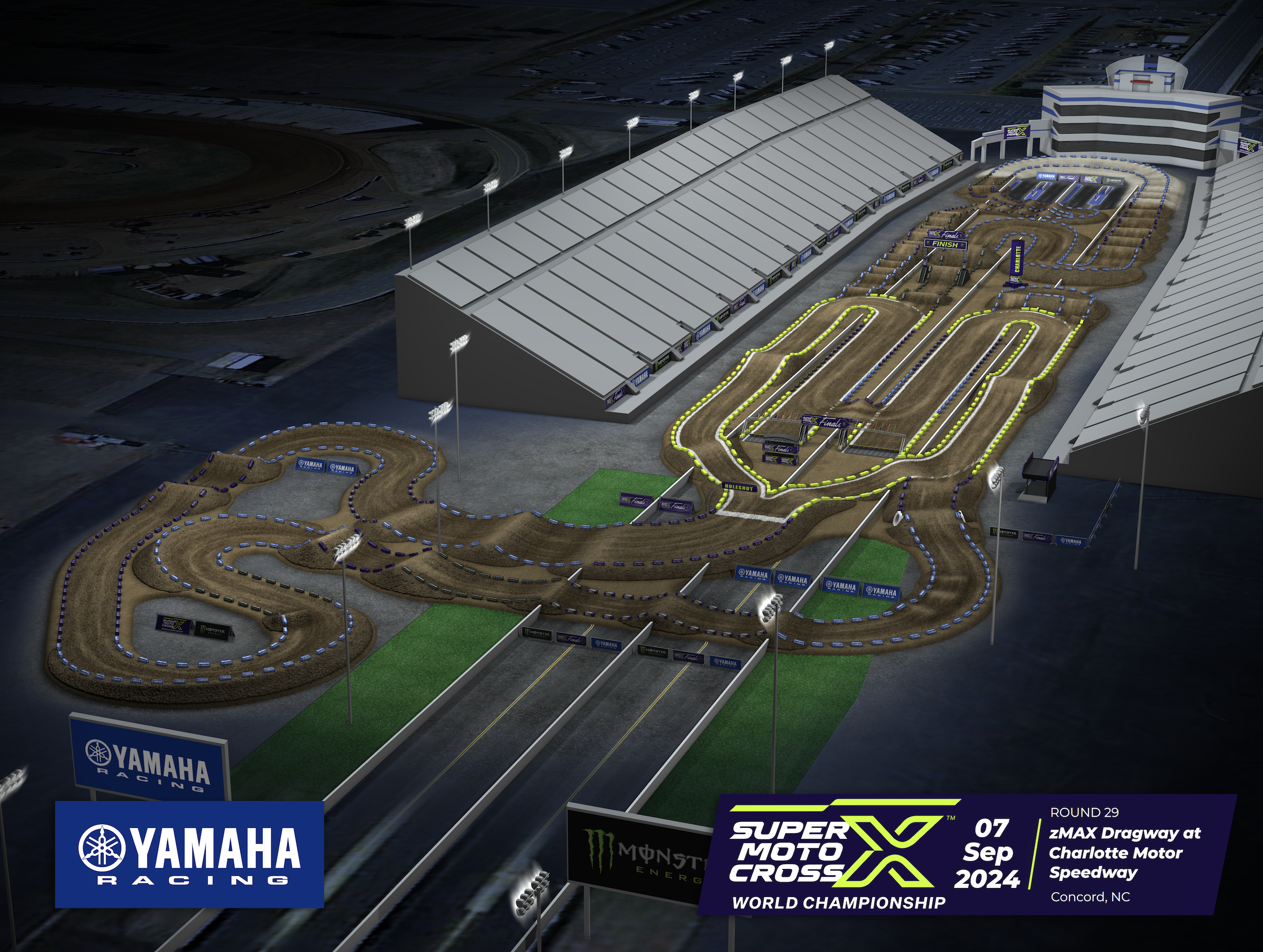 240402 zMAX Dragway Track Map