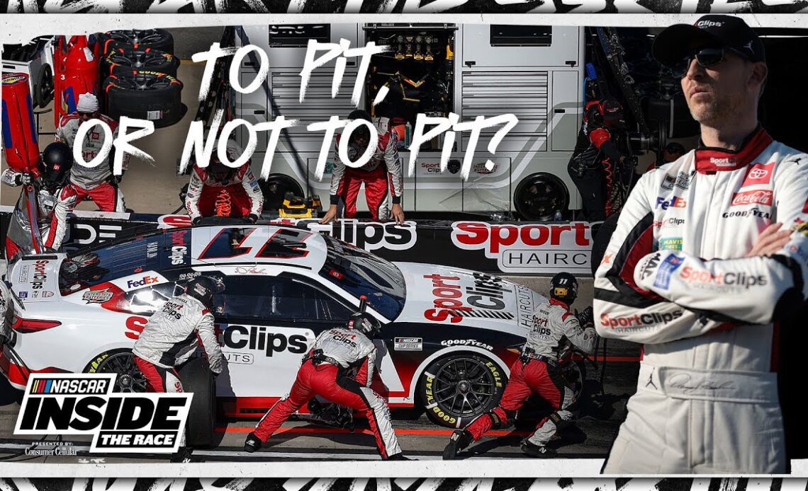 To pit or not to pit: Denny Hamlin's late-race tire strategy