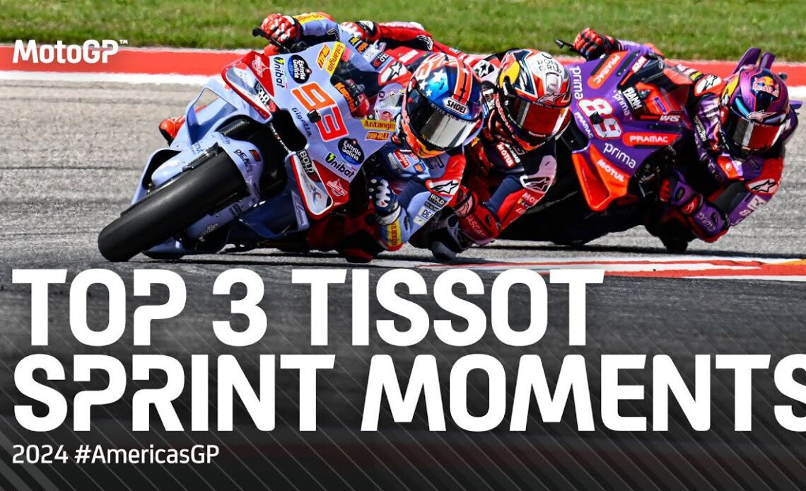 Top 3 #TissotSprint Moments! 🦇 | 2024 #AmericasGP