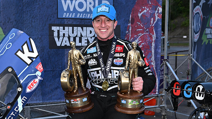 Top Fuel’s Justin Ashley looks for another Multi-Win Weekend at NHRA Arizona Nationals