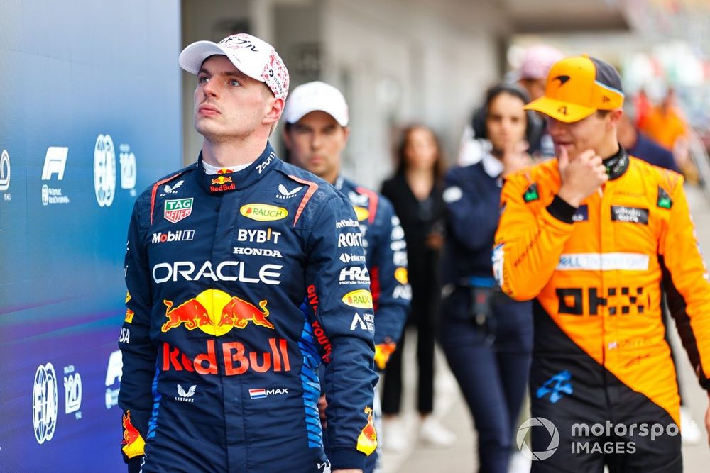 Pole man Max Verstappen, Red Bull Racing, in Parc Ferme