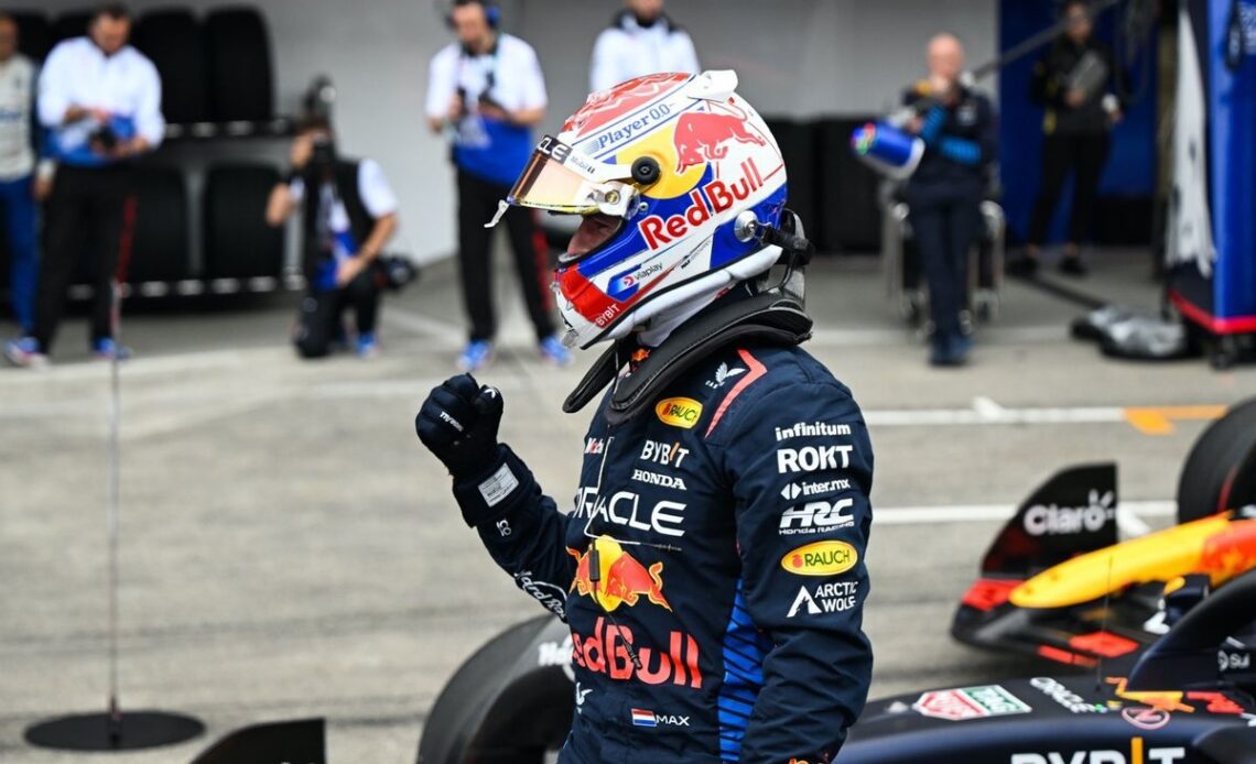 Verstappen on pole as Red Bull locks front row
