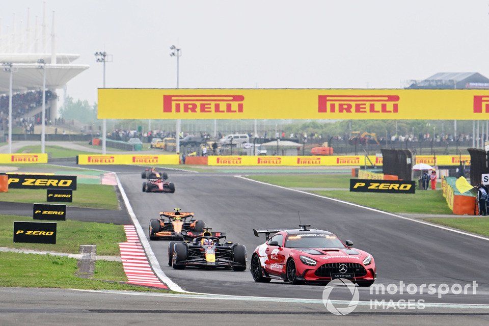 Verstappen overcomes two safety cars to win from Norris