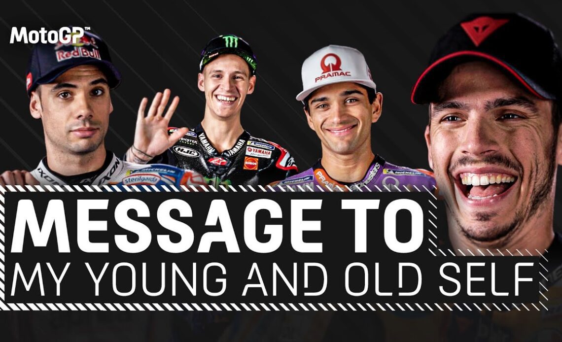 What would the MotoGP™ riders tell their 8 and 80-year-old self? 🧒👴