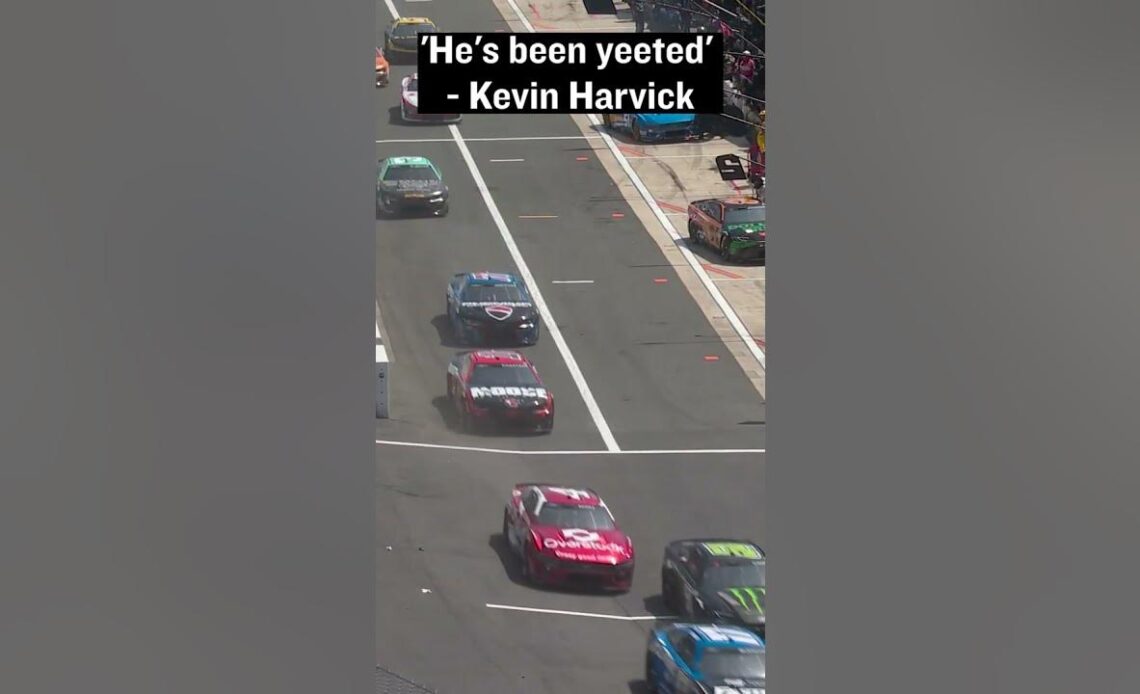'Yeeted' on pit road #nascar