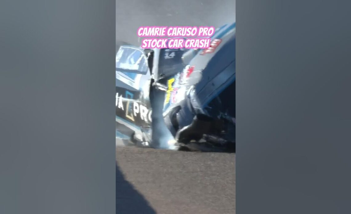 Young Female Driver Crashes Pro Stock Car