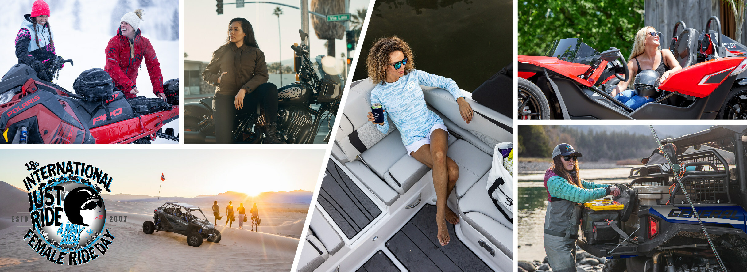 Polaris Inc., the global leader in powersports, today announces its 4th annual participation in celebrating International Female Ride Day (IFRD), which takes place on May 4, 2024.