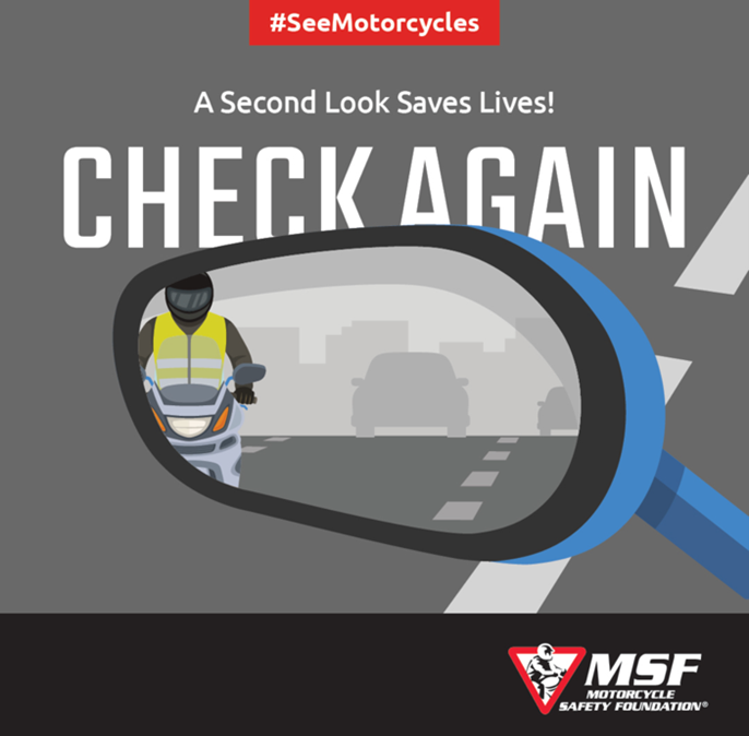 240502 Motorcycle Safety Awareness Month - check again