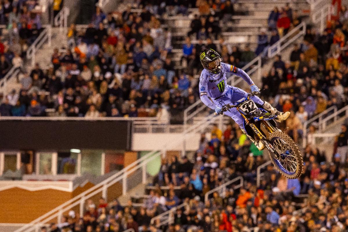 Justin Cooper - Second place 450SX Class – Salt Lake Supercross - Photo Credit- Feld Motor Sports, Inc