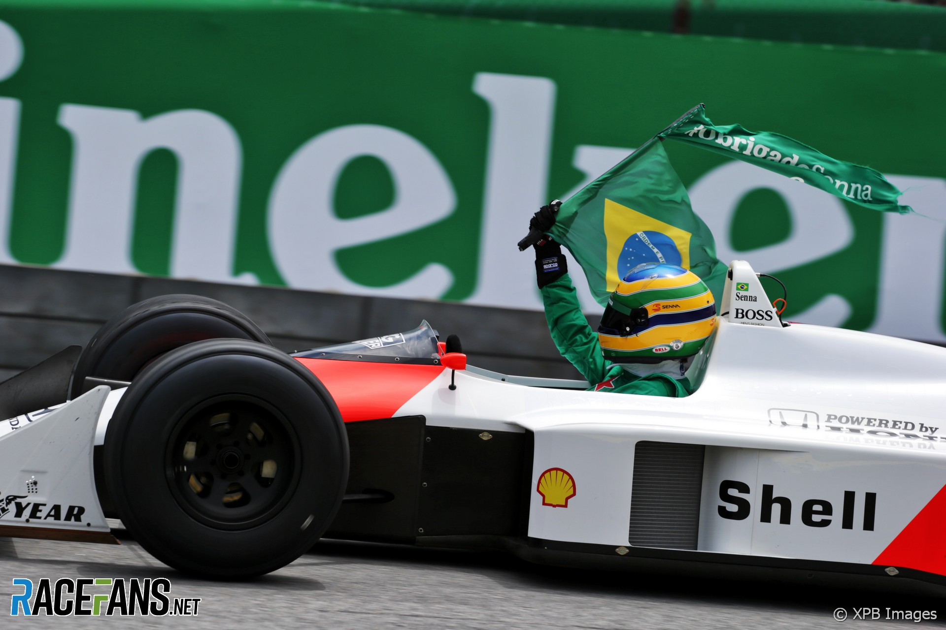 Bruno Senna, Ayrton Senna tribute, Interlagos, 2019