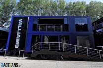 Williams motorhome, Imola, 2024