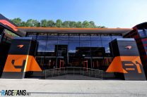 McLaren motorhome, Imola, 2024