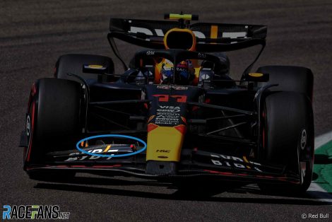 Red Bull front wing, Imola, 2024