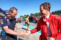 Sebastian Vettel, Paul Monaghan, Imola, 2024