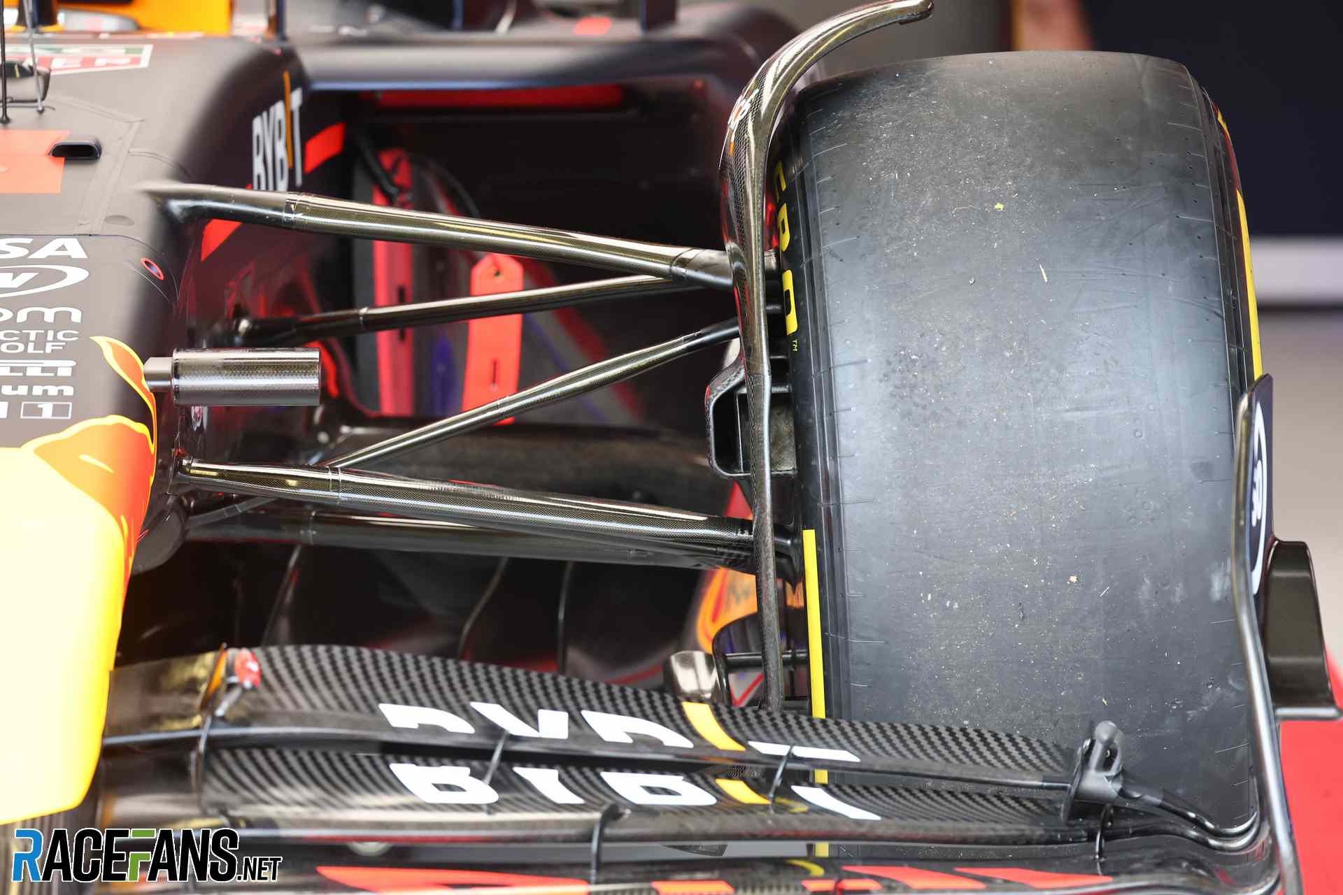 Red Bull brake duct, Monaco, 2024