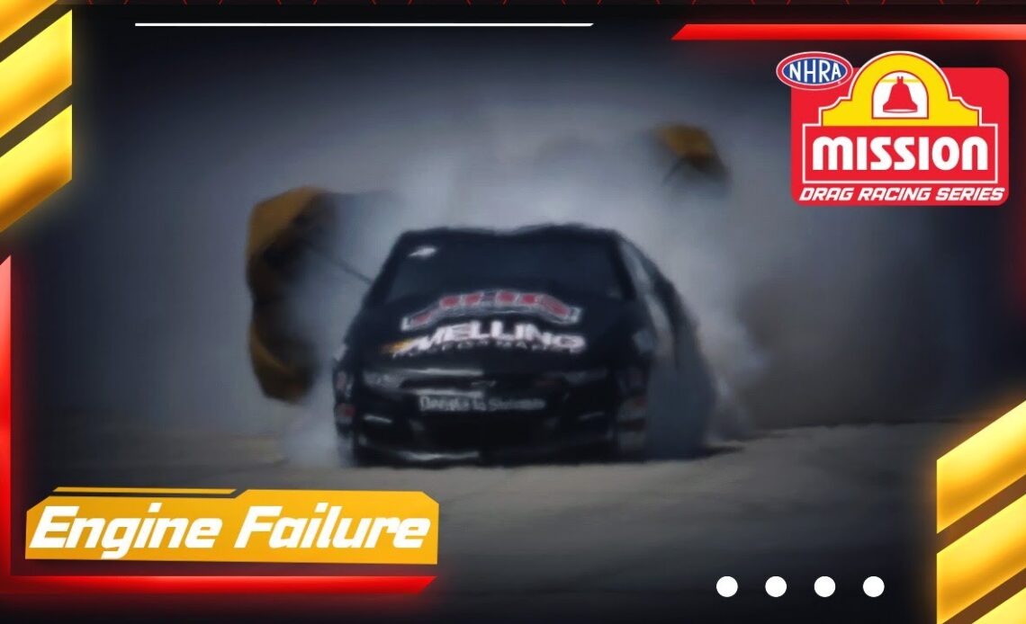 Aaron Stanfield suffers MASSIVE engine failure at Route 66 Nationals