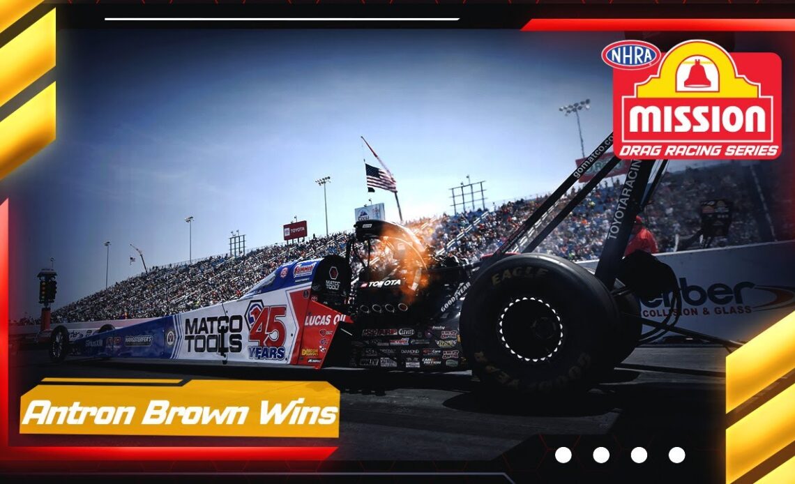 Antron Brown wins 75th career Wally