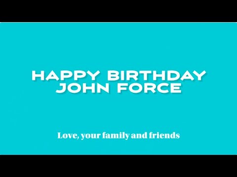 Birthday Wishes for John Force!