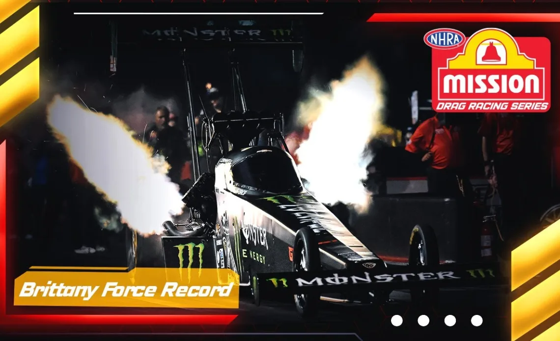 Brittany Force resets track speed record in Epping