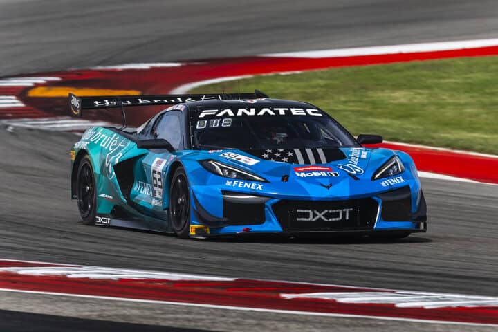 Alec Udell during Fanatec GT World Challenge America powered by AWS practice at Circuit of the Americas, 5/17/2024 (Photo: Fabian Lagunas/SRO Motorsports Group)