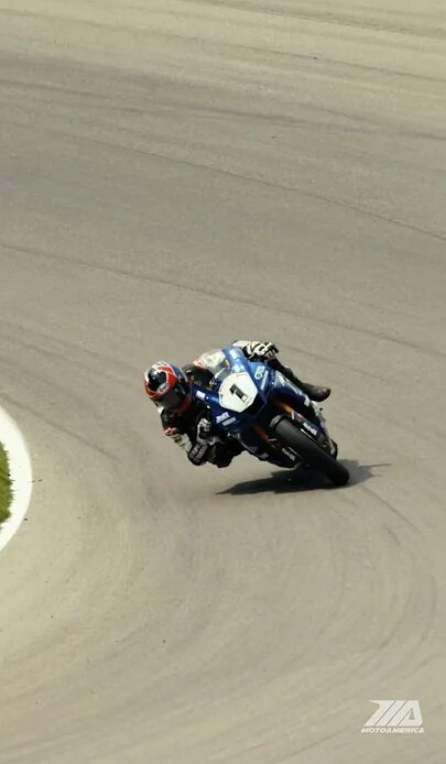Defending MotoAmerica Superbike Champ Jake Gagne at Barber Motorsports Park #racingbike #Yamaha
