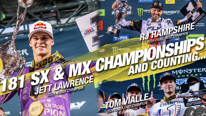 240514 Dunlop Riders Swept All Three Monster Energy AMA Supercross Championships and Race Podiums! [678]