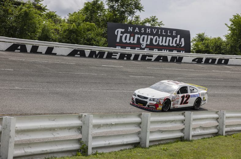 2023 ARCA East Nashville Fairgrounds Stephanie Moyer, No. 12 Fast Track Racing Chevrolet (Credit: Austin Anthony/ARCA Racing used with permission)