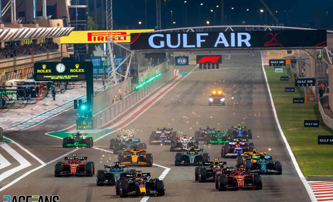 Start, Bahrain Grand Prix, 2024