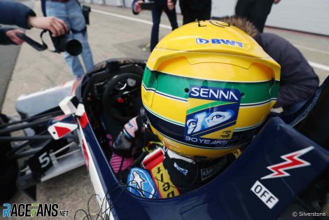 Pierre Gasly, Toleman TG183B, Silverstone, 2024