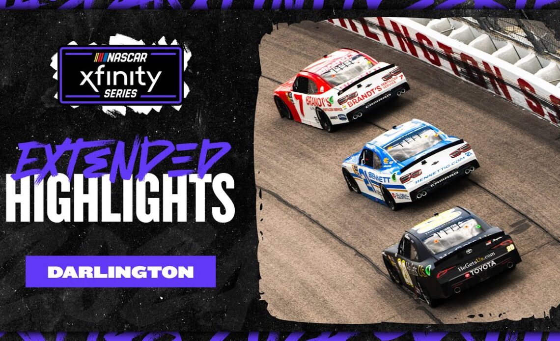 Get out the brooms, it's a full sweep at Darlington | NASCAR Official Extended Highlights