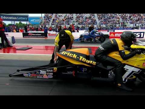 Hector Arana Jr, Chase Van Sant, Kelly Clontz, Jianna Evaristo, Pro Stock Motorcycle, Qualifying Rnd