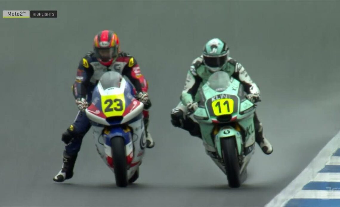 🏍️ Highlights #Moto2 ECh Race 1 | Round 2 Estoril | 2024 FIM JuniorGP™ World Championship