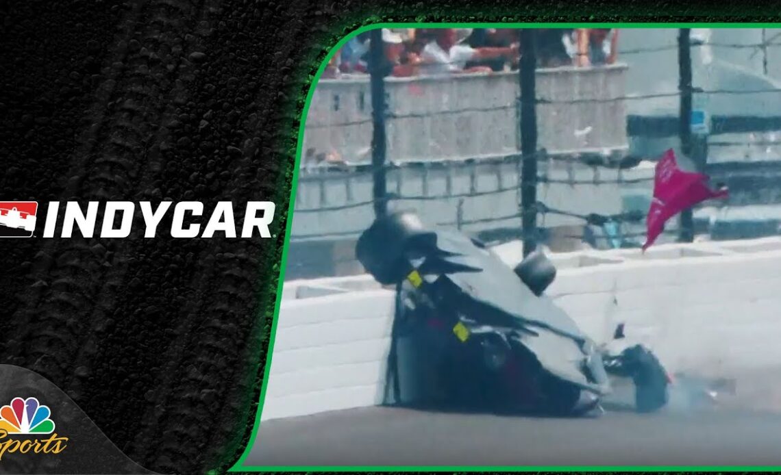 IndyCar Series driver Kyle Kirkwood relives 2023 Indianapolis 500 crash | Motorsports on NBC