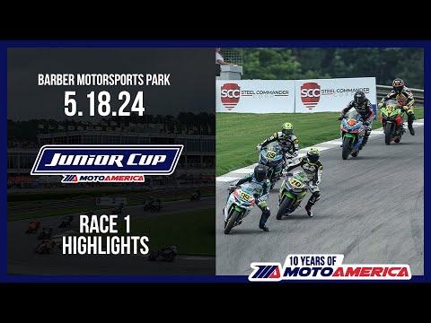 Junior Cup Race 1 at Alabama 2024 - HIGHLIGHTS | MotoAmerica