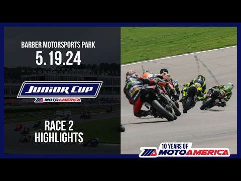 Junior Cup Race 2 at Alabama 2024 - HIGHLIGHTS | MotoAmerica