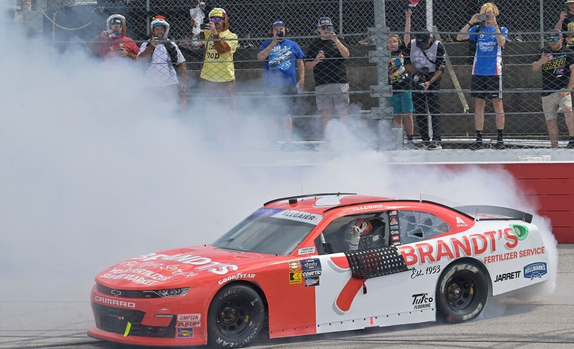 Justin Allgaier dominates in NASCAR Xfinity win at Darlington