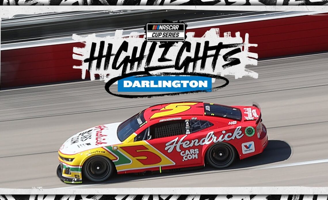 Kyle Larson charges on to win Stage 1 at Darlington