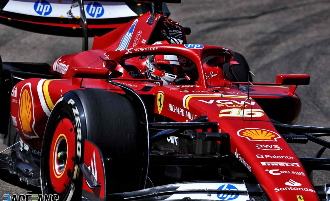 Leclerc quickest as stewards investigate Perez for impeding him · RaceFans