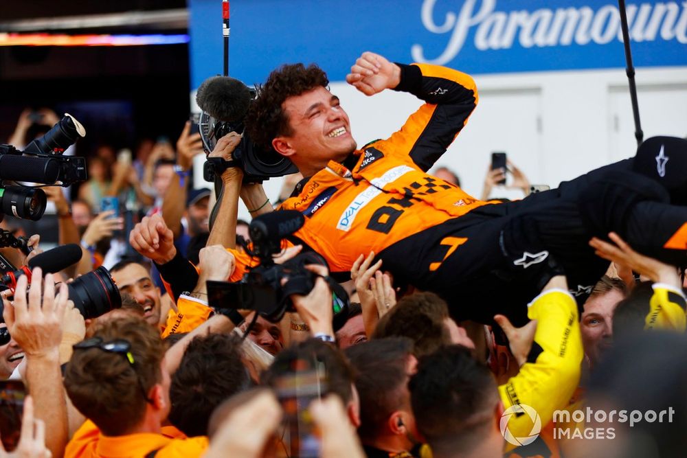 Miami F1 win a weight off McLaren’s shoulders, not just Norris's