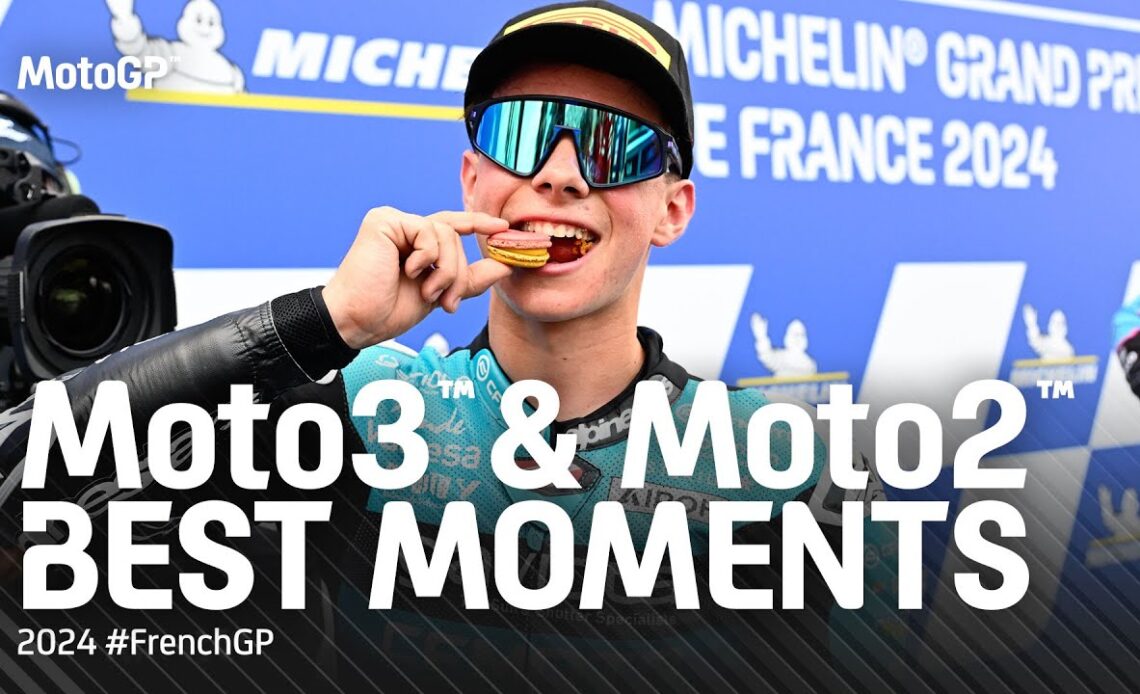 Moto2™ & Moto3™ Best Moments! 💯 | 2024 #FrenchGP