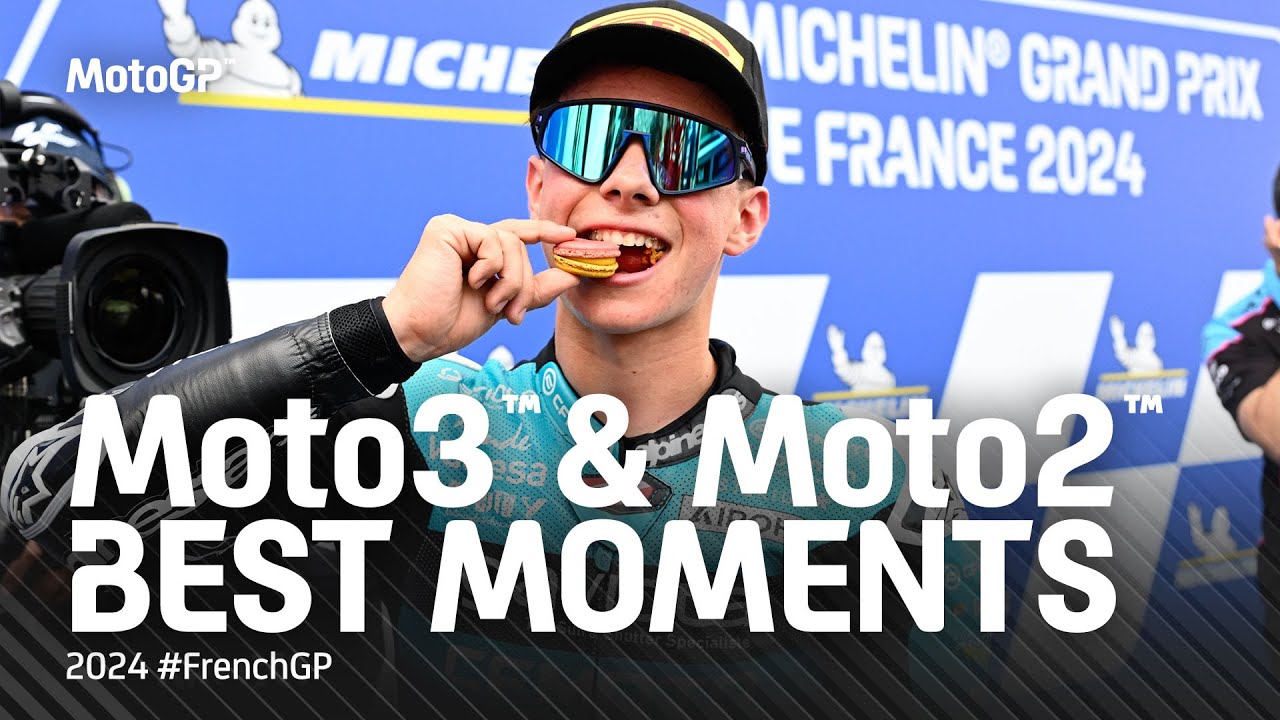 Moto2™ & Moto3™ Best Moments! 💯 | 2024 #FrenchGP - VCP Motorsports