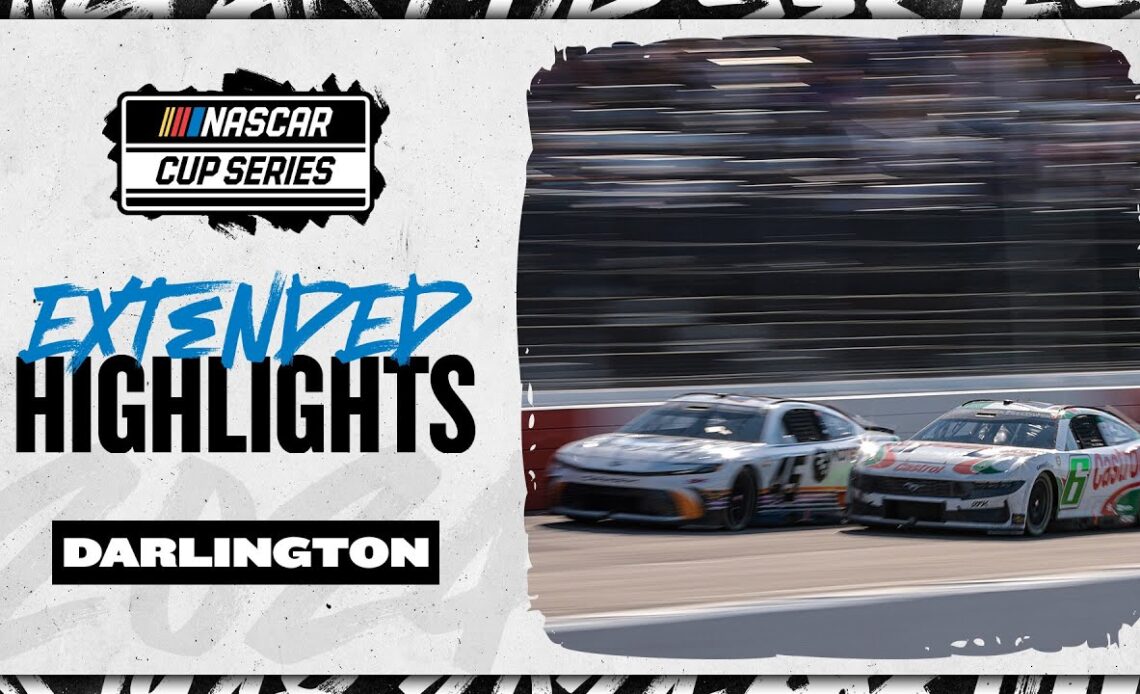 NASCAR Official Extended Highlights: Tempers flare at Darlington Raceway | Goodyear 400