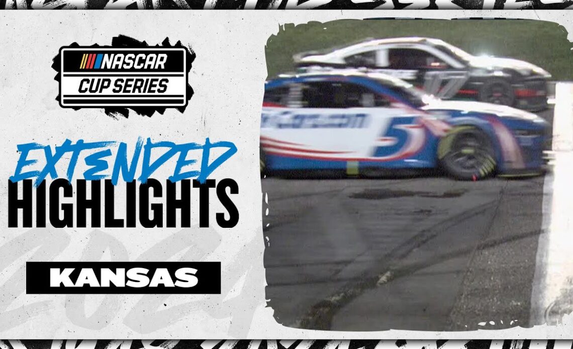 NASCAR Official Extended Highlights from Kansas: Action packed race produces photo finish